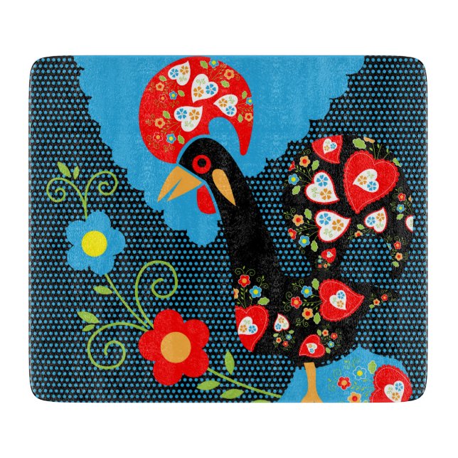 The Rooster of Portugal  Cutting Board (Front)