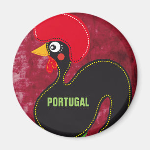 The Rooster of Portugal Magnet