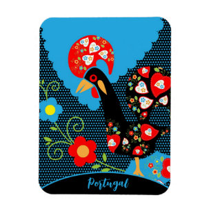 The Rooster of Portugal  Magnet