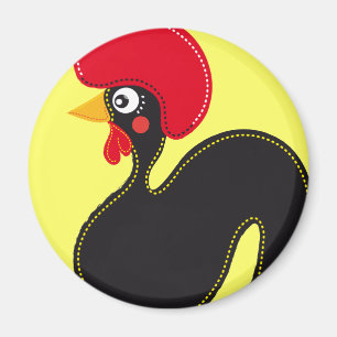 the Rooster of Portugal Magnet