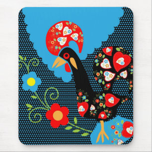 The Rooster of Portugal Mouse Pad
