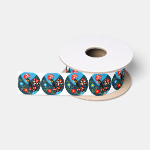 The Rooster of Portugal Satin Ribbon