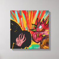 The Rooster’s Cry – Christian Canvas Wall Art
