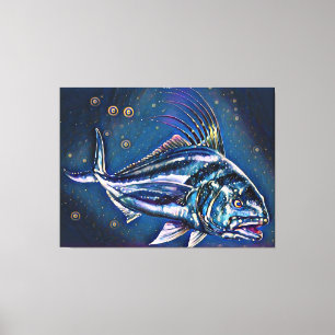 The Roosterfish, Baja California Canvas Print