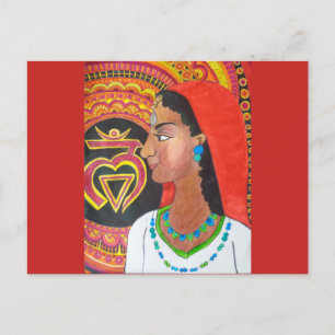 The Root Chakra (Lam) Postcard
