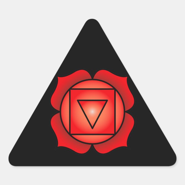 The Root Chakra Triangle Sticker (Front)