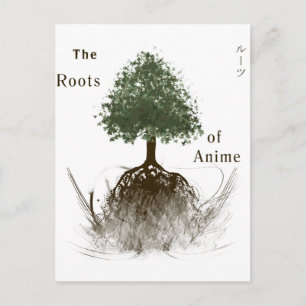 The Roots of Anime Postcard
