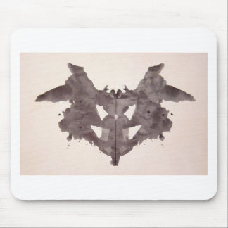 The Rorschach Test Ink Blots Plate 1 Bat, Moth Mouse Pad