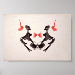 The Rorschach Test Ink Blots Plate 3 Poster