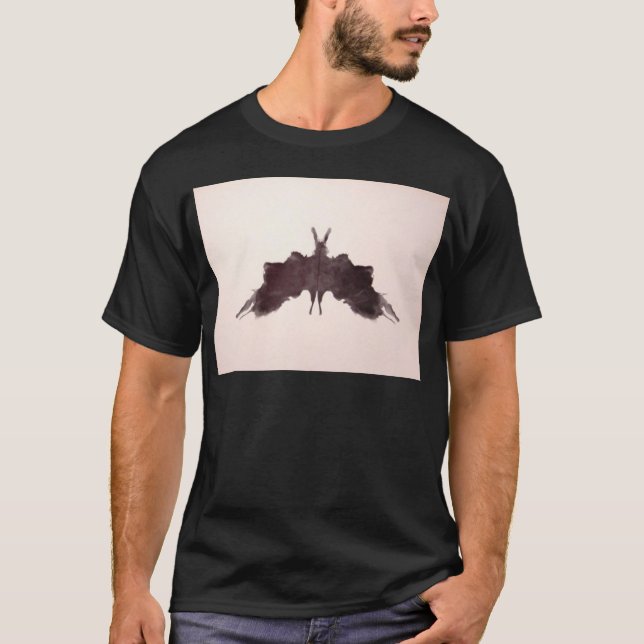 The Rorschach Test Ink Blots Plate 5 Bat Moth T-Shirt (Front)
