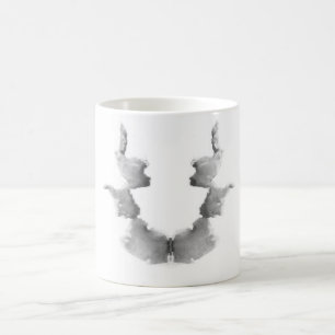 The Rorschach Test Ink Blots Plate 7 Heads Faces Coffee Mug