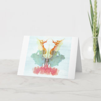 The Rorschach Test Ink Blots Plate 9 Human Card