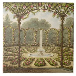 The Rosary at Ashridge, pub. by J. Taylor, 1816 (l Tile