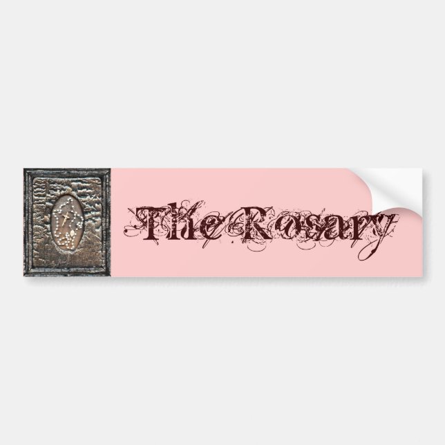 The Rosary Bumper Sticker (Front)