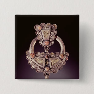 The Roscrea Brooch, from Roscrea 2 Inch Square Button