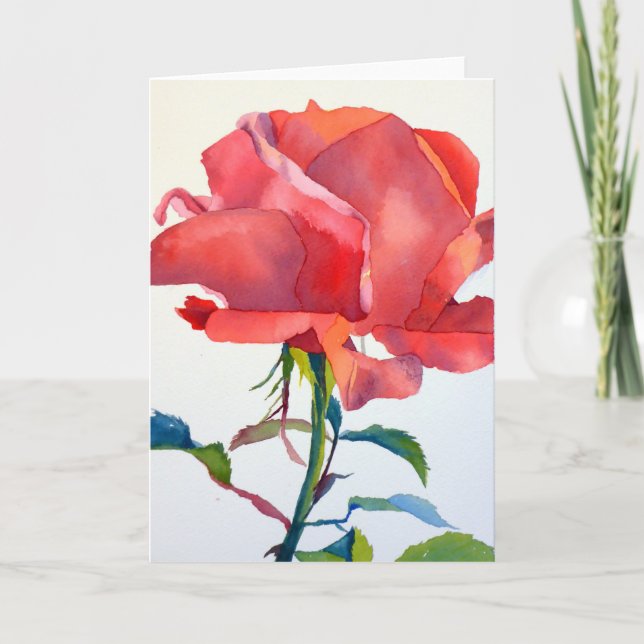 The Rose Card (Front)