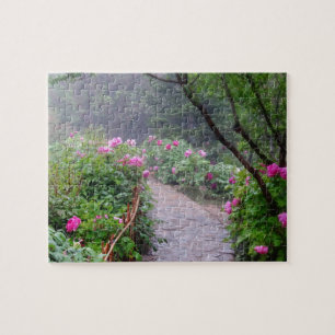 The Rose Garden Path Jigsaw Puzzle