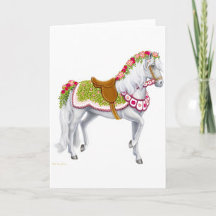 The Rose Horse Card