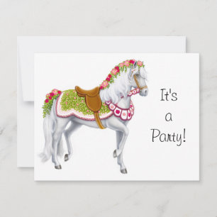 The Rose Horse Invitation