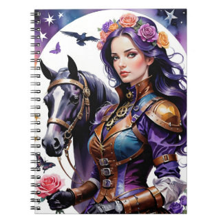 The Rosebud Series-Steampunk Rosebud & Her Horse Notebook