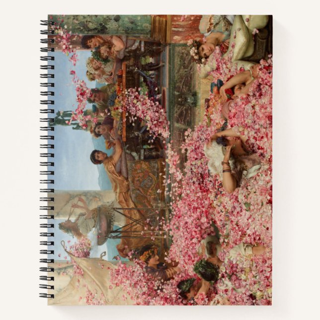 The Roses of Heliogabalus (Ancient Roman Luxury) Notebook (Front)