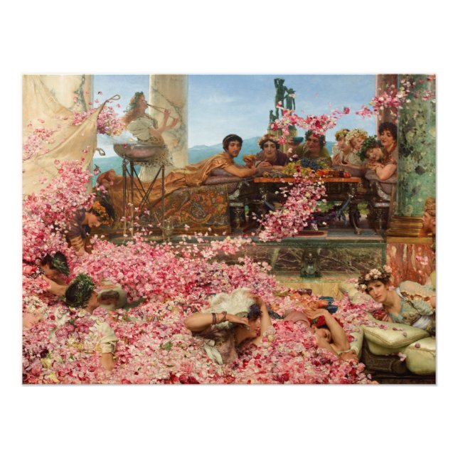 The Roses of Heliogabalus by  Lawrence Alma-Tadema Photo Print (Front)