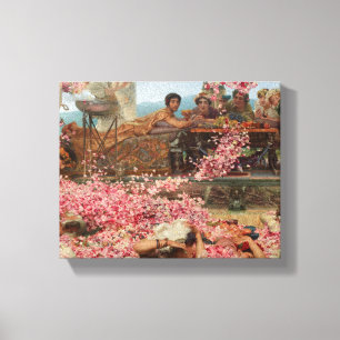 The Roses of Heliogabalus Sir Lawrence Alma-Tadema Canvas Print