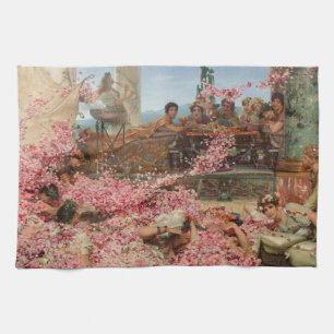The Roses of Heliogabalus Sir Lawrence Alma-Tadema Kitchen Towel