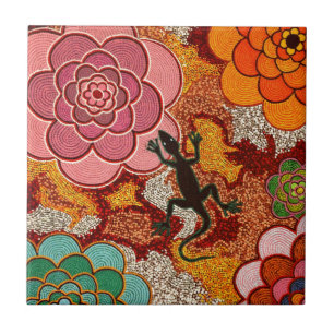 The roses of the desert tile