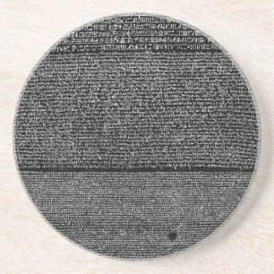The Rosetta Stone Egyptian Granodiorite Stele Coaster