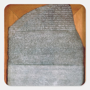 The Rosetta Stone, from Fort St. Julien, Square Sticker