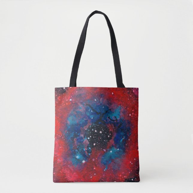 The Rosette Nebula double-sided tote bag (Front)