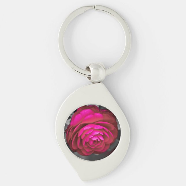 The Rosy Camellia  Keychain (Front)