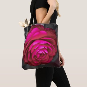 The Rosy Camellia Tote Bag