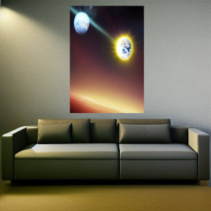 The rouge planet AI Art Poster