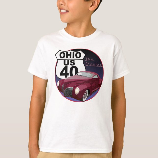 The Route 40 Phantom - Ohio T-Shirt (Front)