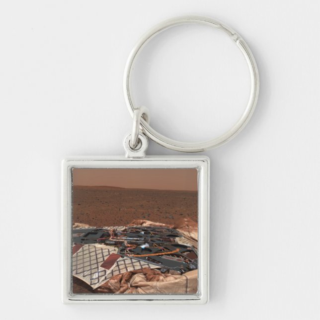 The rover's landing site keychain (Front)
