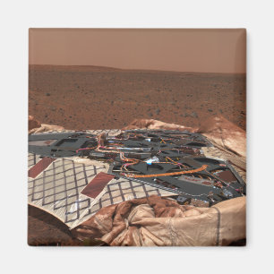 The rover's landing site magnet
