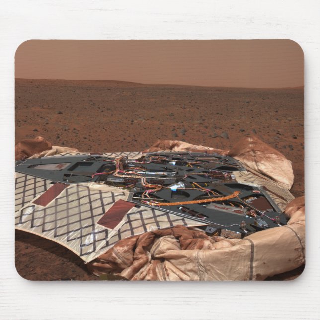 The rover's landing site mouse pad (Front)