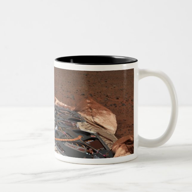 The rover's landing site Two-Tone coffee mug (Right)