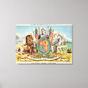 The Royal Arms Jubilant Canvas Print