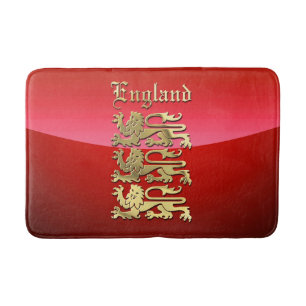The Royal Arms of King Richard I of England Bath Mat