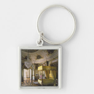 The Royal Bedroom in the Hall of Don Quixote Keychain