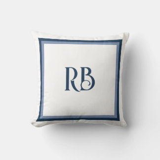 The Royal Blue Porcelain Floral Pattern Vol.1 Throw Pillow
