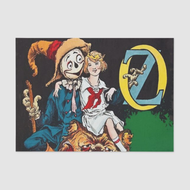 “The Royal Book of Oz” Cover by John R Neill Tissue Paper (Front)