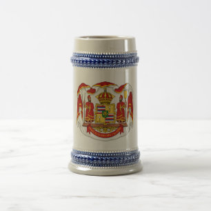 The Royal Coat of Arms of the Kingdom of Hawaii Beer Stein