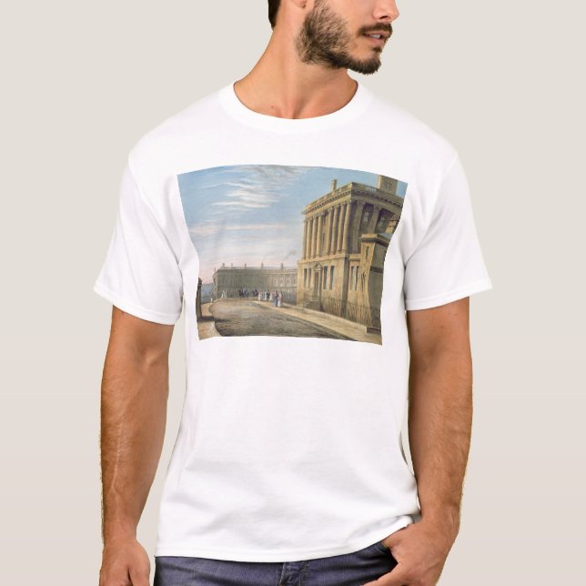 The Royal Crescent, Bath 1820 T-Shirt (Front)