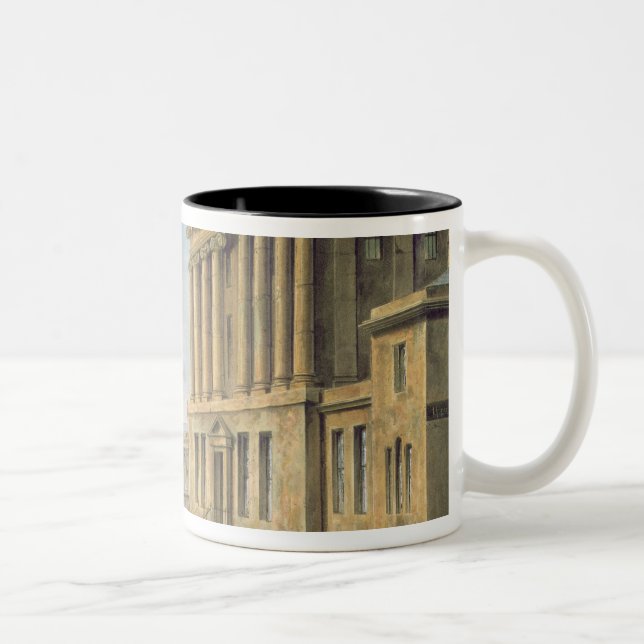 The Royal Crescent, Bath 1820 Two-Tone Coffee Mug (Right)