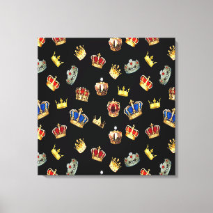 The Royal Crowns Canvas Print