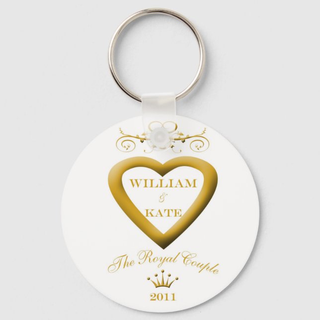 The Royal Engagement/Wedding Keychain (Front)